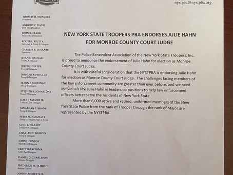 New York State Police Benevolent Endorsement