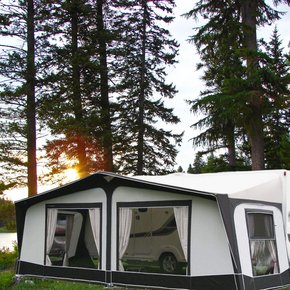 Bradcot Aspire Size 11 900–925cm charcoal EX-DEMO full caravan awning