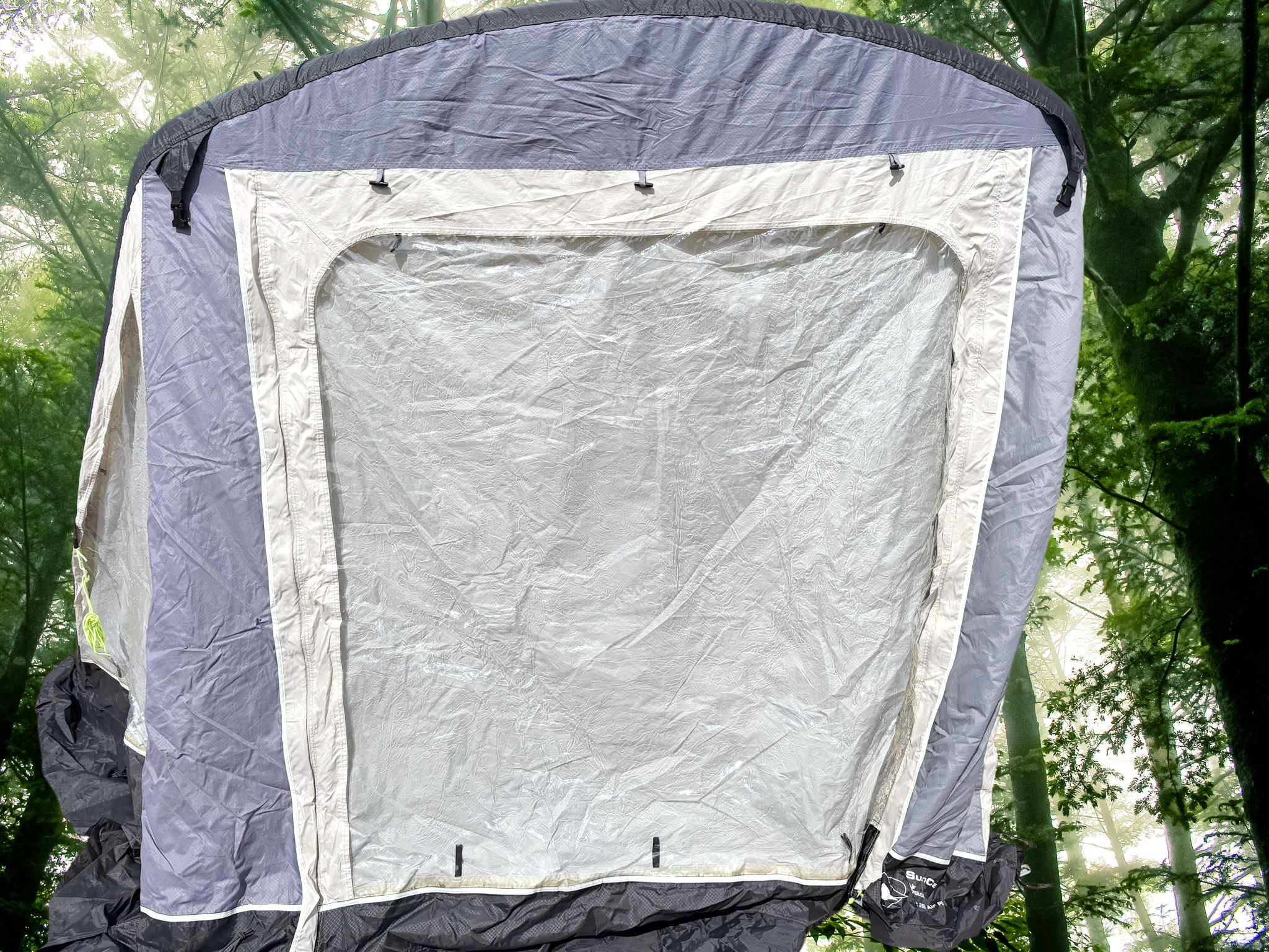 SunnCamp Swift 260 AIR inflatable caravan porch awning with pump and curtains