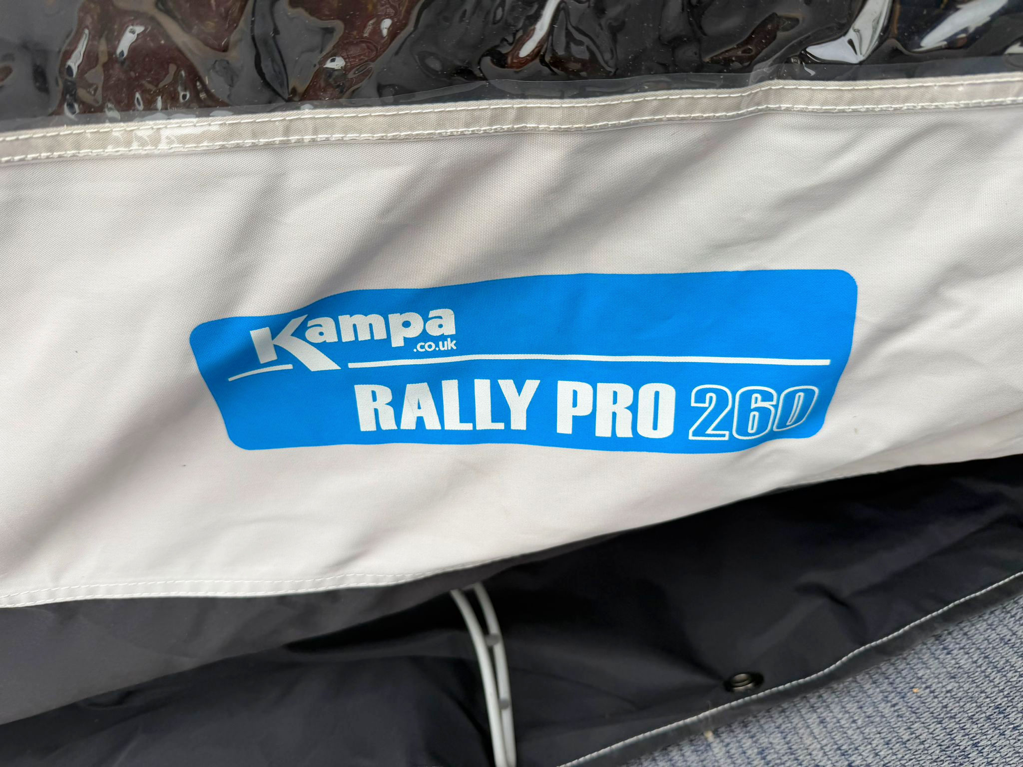 Kampa Dometic Rally Pro 260 Poled Caravan Porch Awning