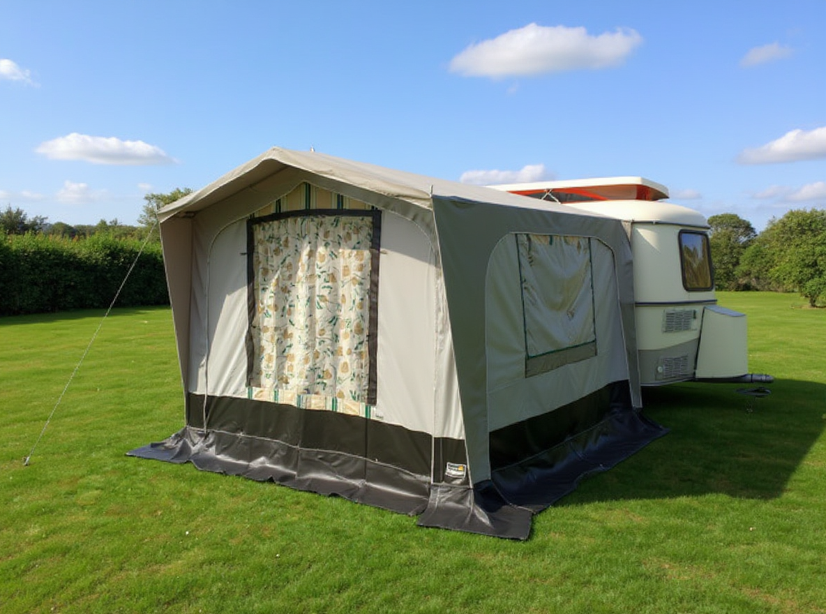 Eriba 420 Soplair Awning + Alloy Poles & Curtains -Used