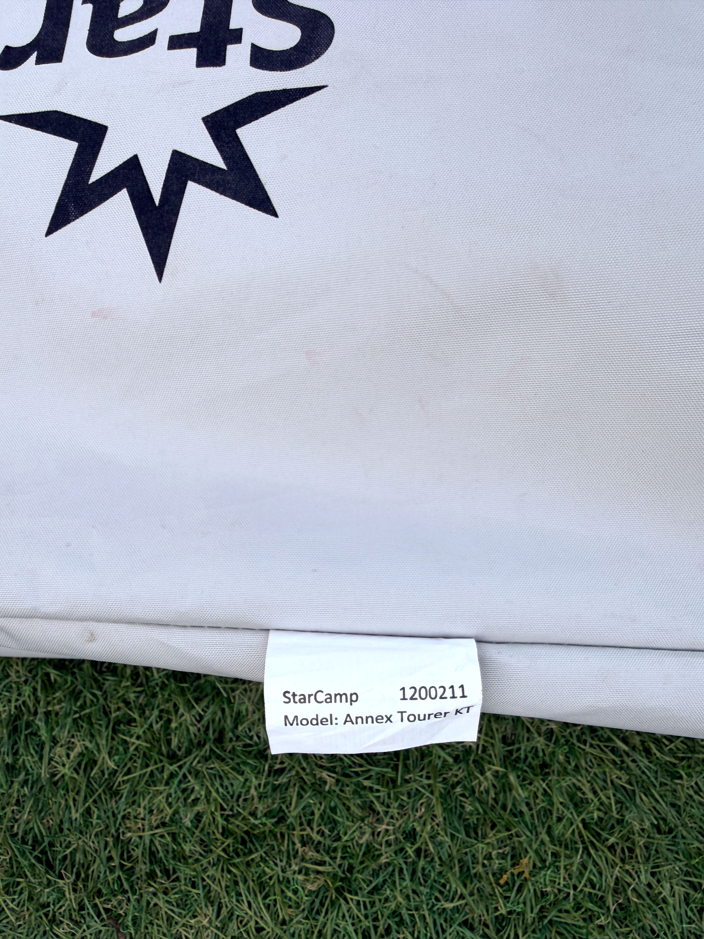 StarCamp Tourer KT Charcoal tall caravan awning annex with KlimaTex fabric and steel frame