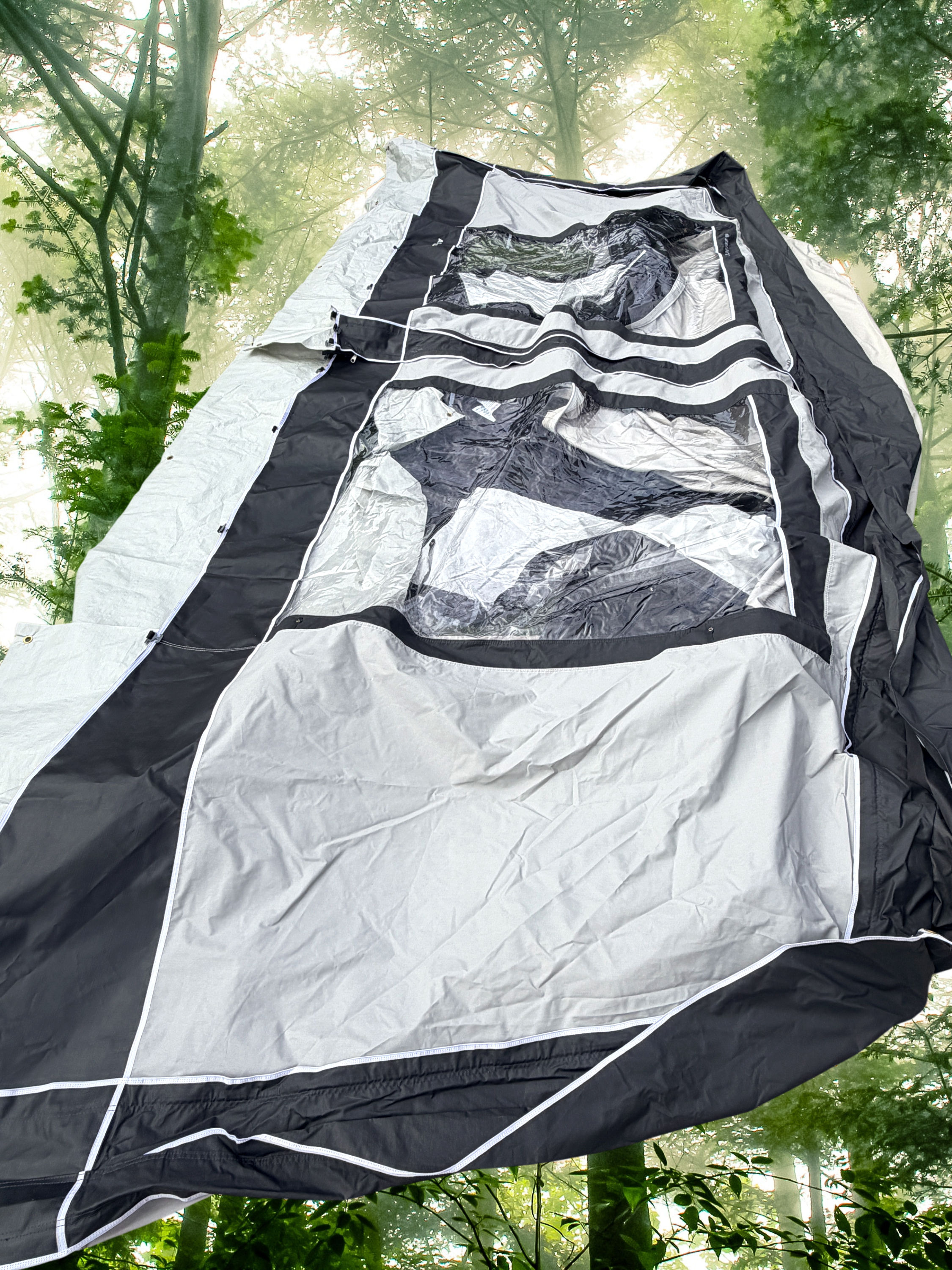 Bradcot Aspire Size 11 900–925cm charcoal EX-DEMO full caravan awning