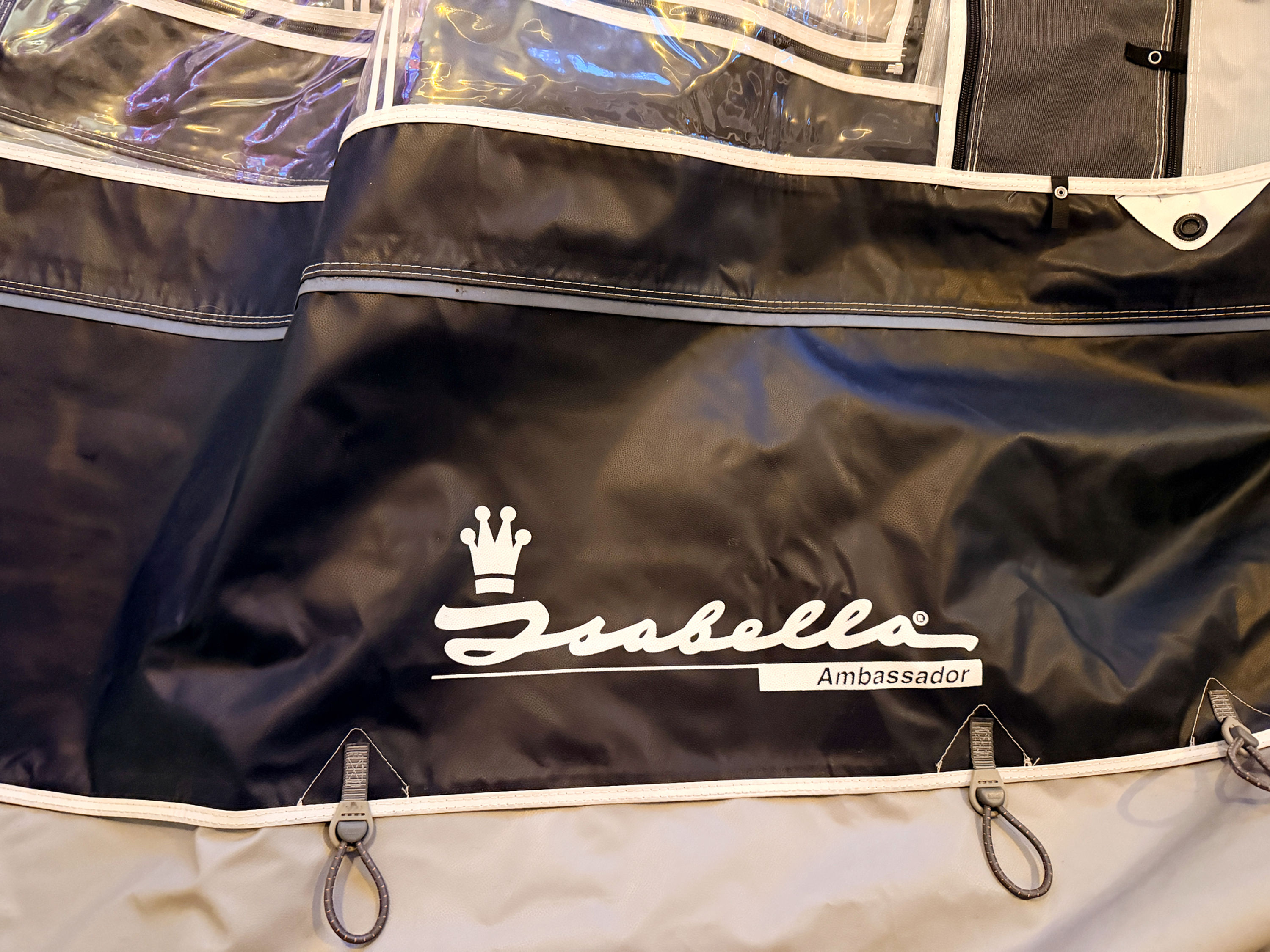 Isabella Ambassador Sky Tweed 1000cm Size 14 caravan awning CarbonX frame