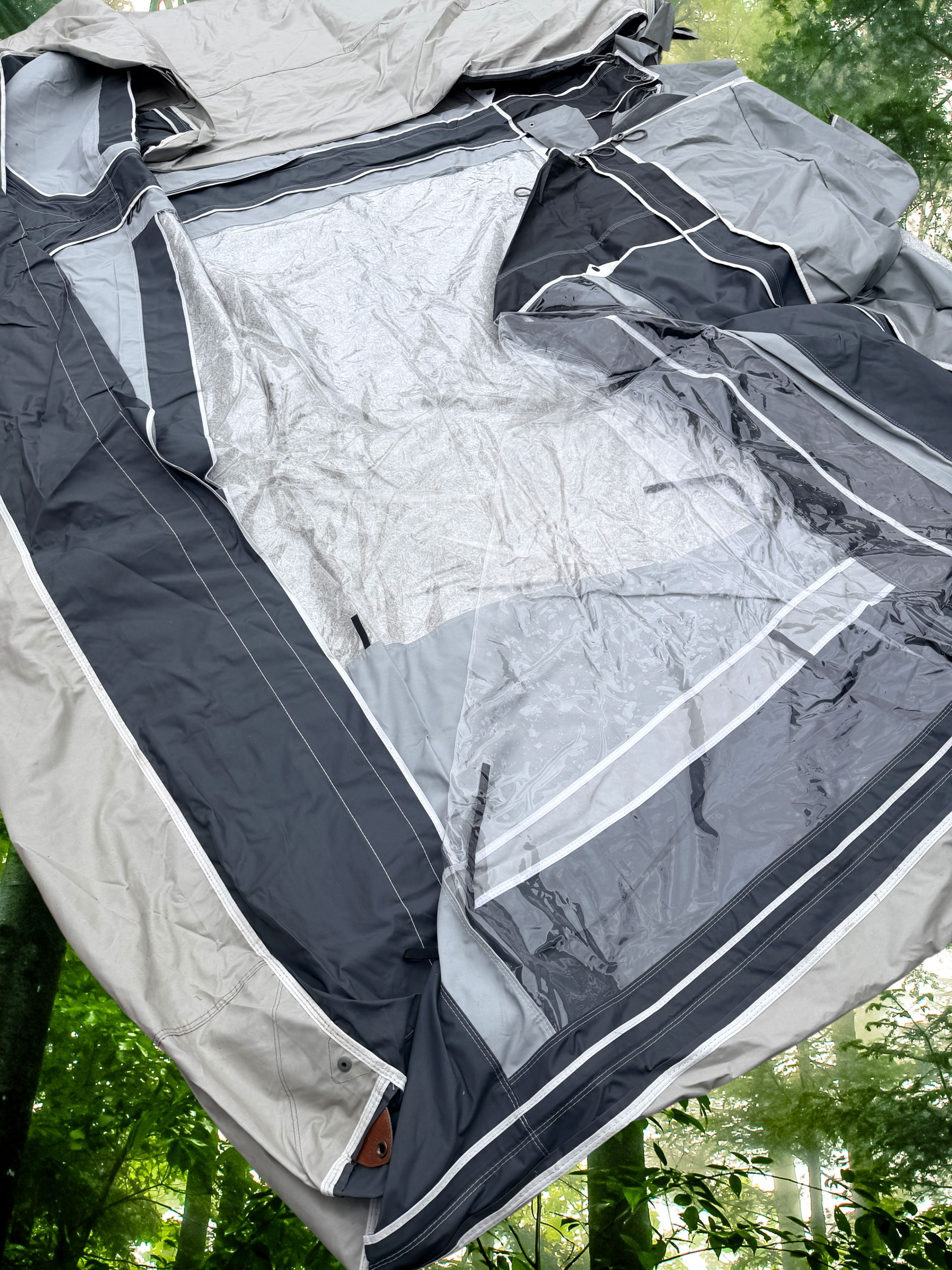 Ventura Pacific D250 A925 G16 911–935cm full caravan awning with Prenox steel frame