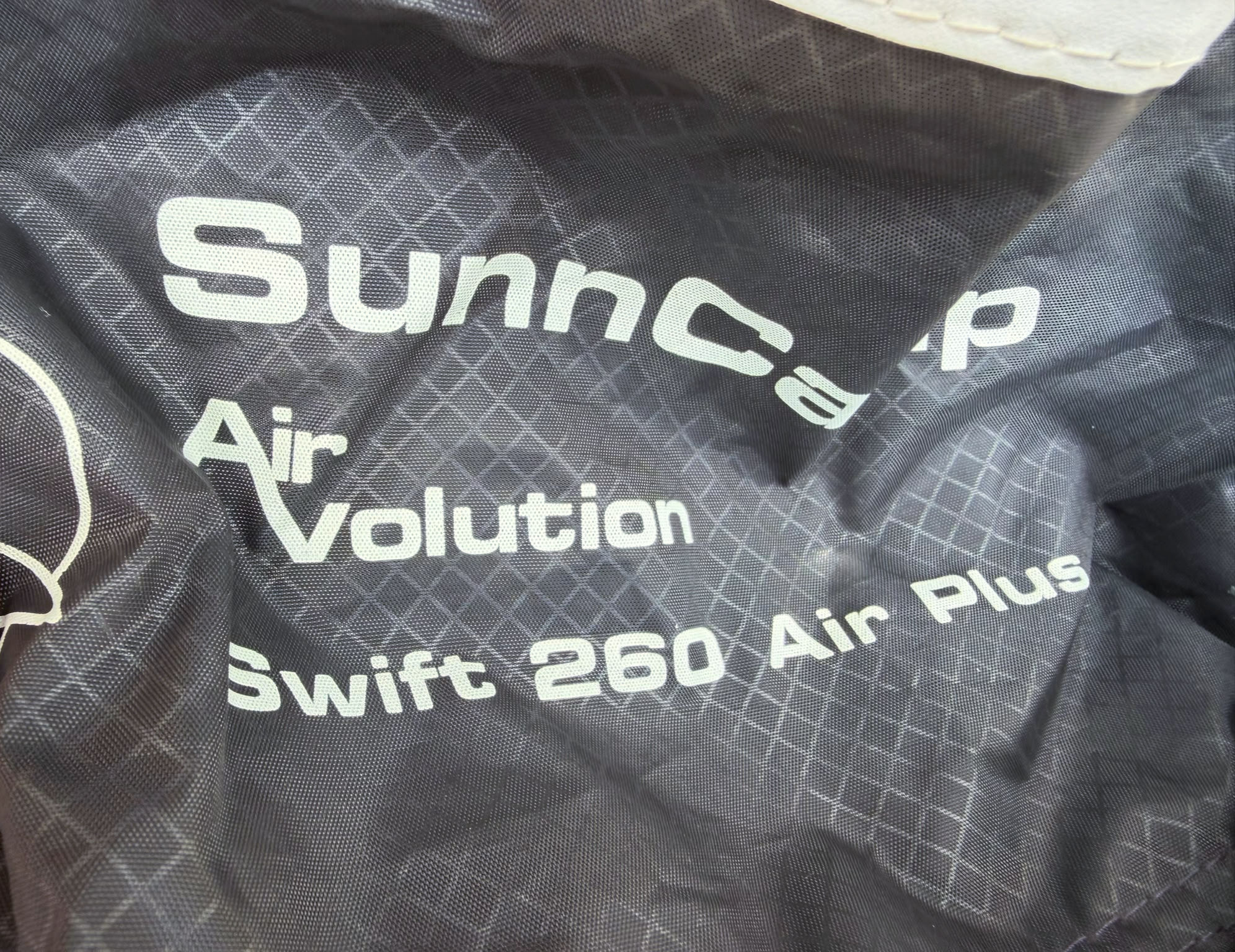 SunnCamp Swift 260 AIR inflatable caravan porch awning with pump and curtains