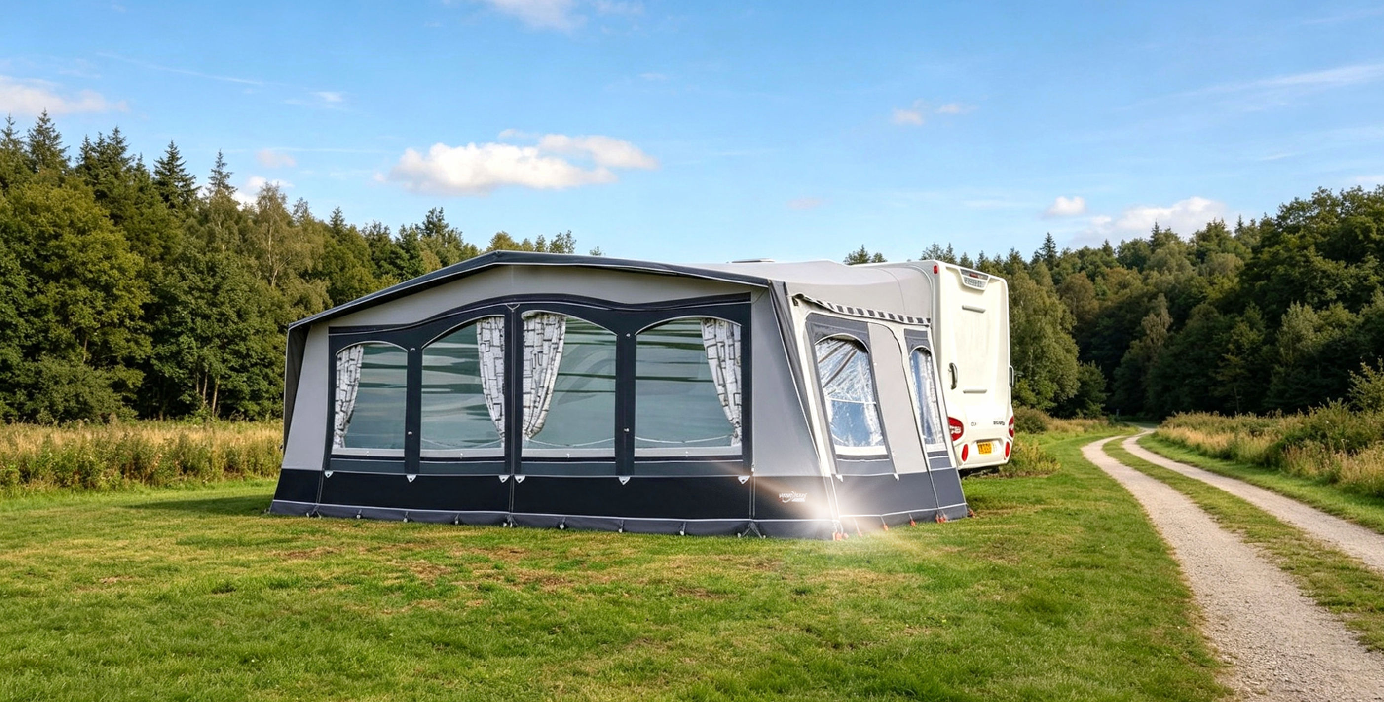 Camptech Buckingham DL Size 17 1050–1075cm 3m seasonal caravan awning