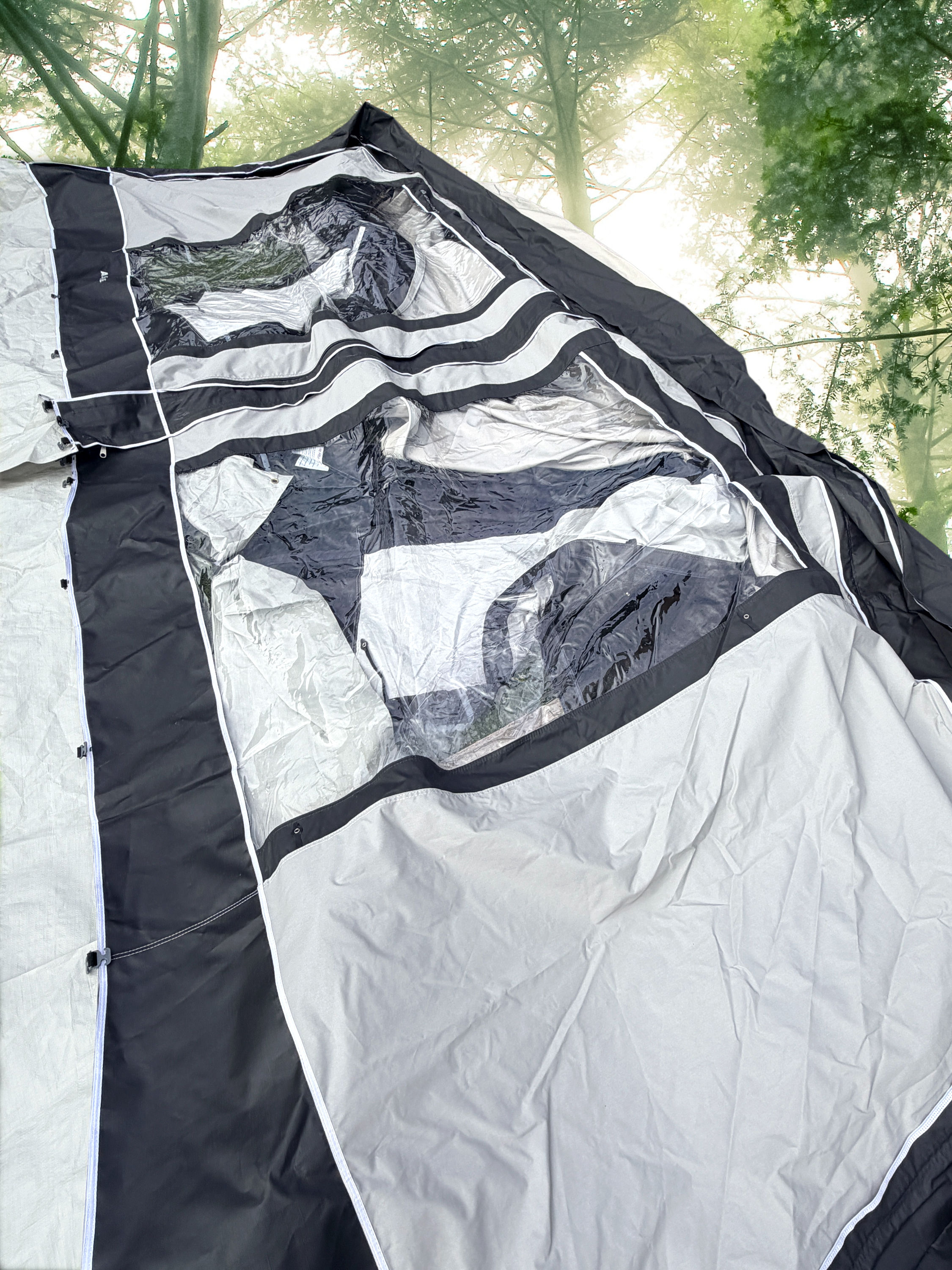 Bradcot Aspire Size 11 900–925cm charcoal EX-DEMO full caravan awning