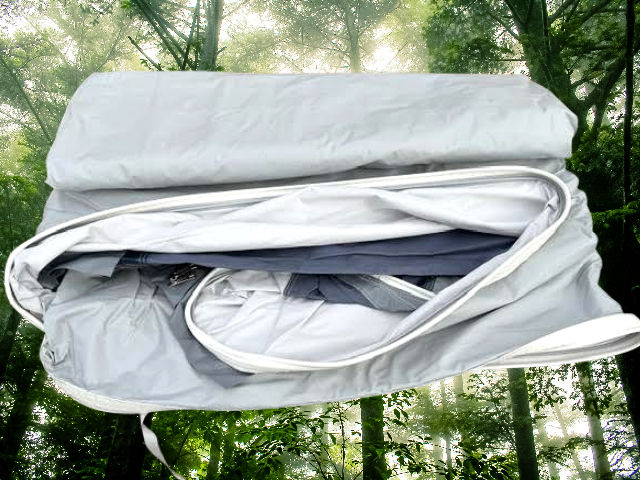 Dorema Daytona blue grey Size 8 825–850cm full caravan awning with steel frame