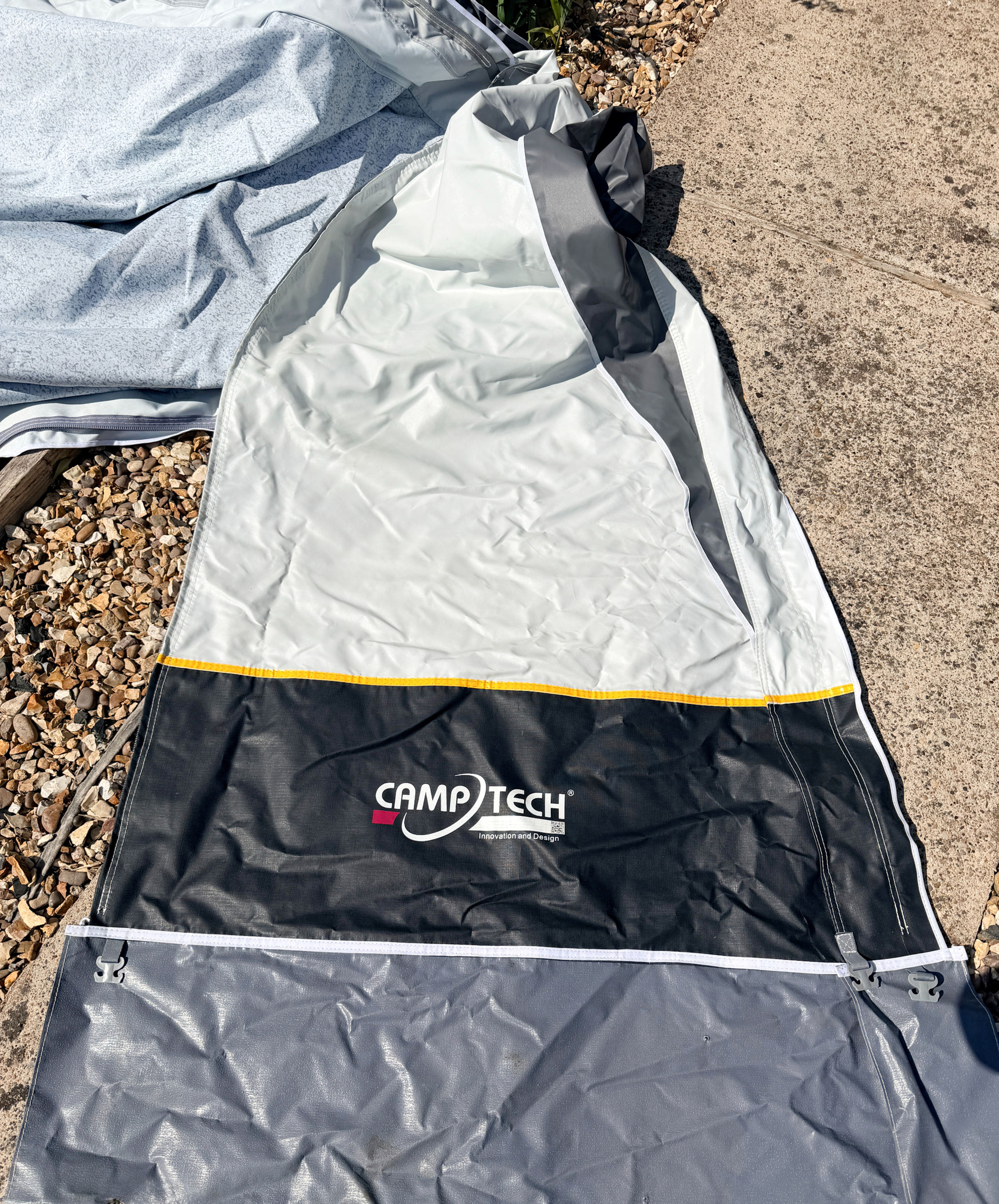 Camptech Atlantis DL Seasonal Awning Size 19 (1100–1125cm) Steel Frame