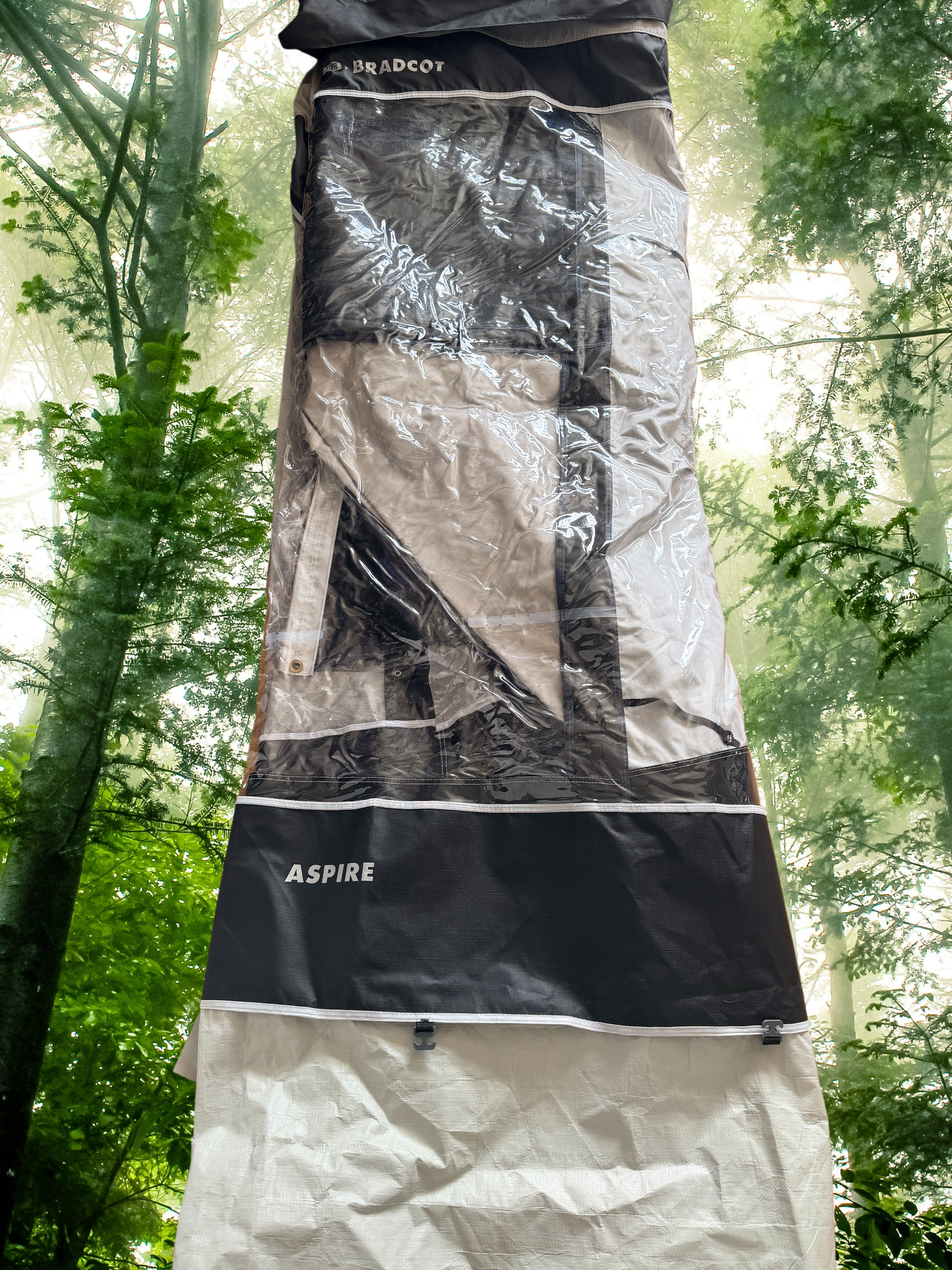 Bradcot Aspire Size 11 900–925cm charcoal EX-DEMO full caravan awning