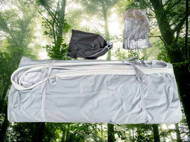 Dorema Daytona blue grey Size 8 825–850cm full caravan awning with steel frame