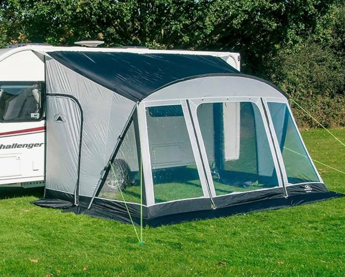 SunnCamp Swift 390 Poled Caravan Awning 390cm Steel & Fibreglass Frame