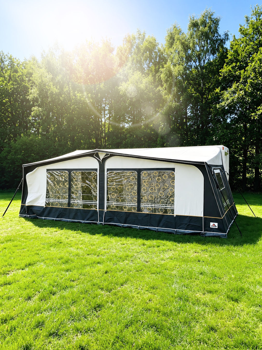 Dorema Daytona Size 16 1025–1050cm full caravan awning with steel frame