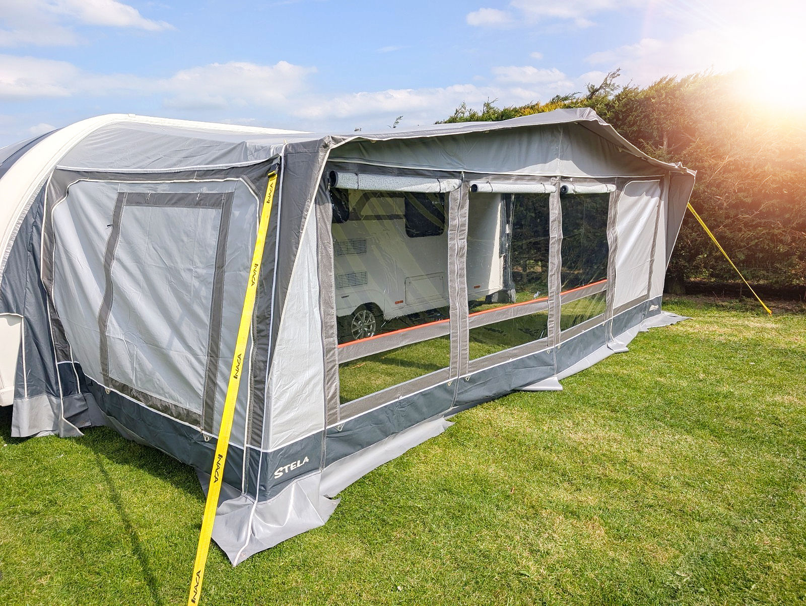 Inaca Stela 250 1000cm Seasonal Caravan Awning | Fibre Frame
