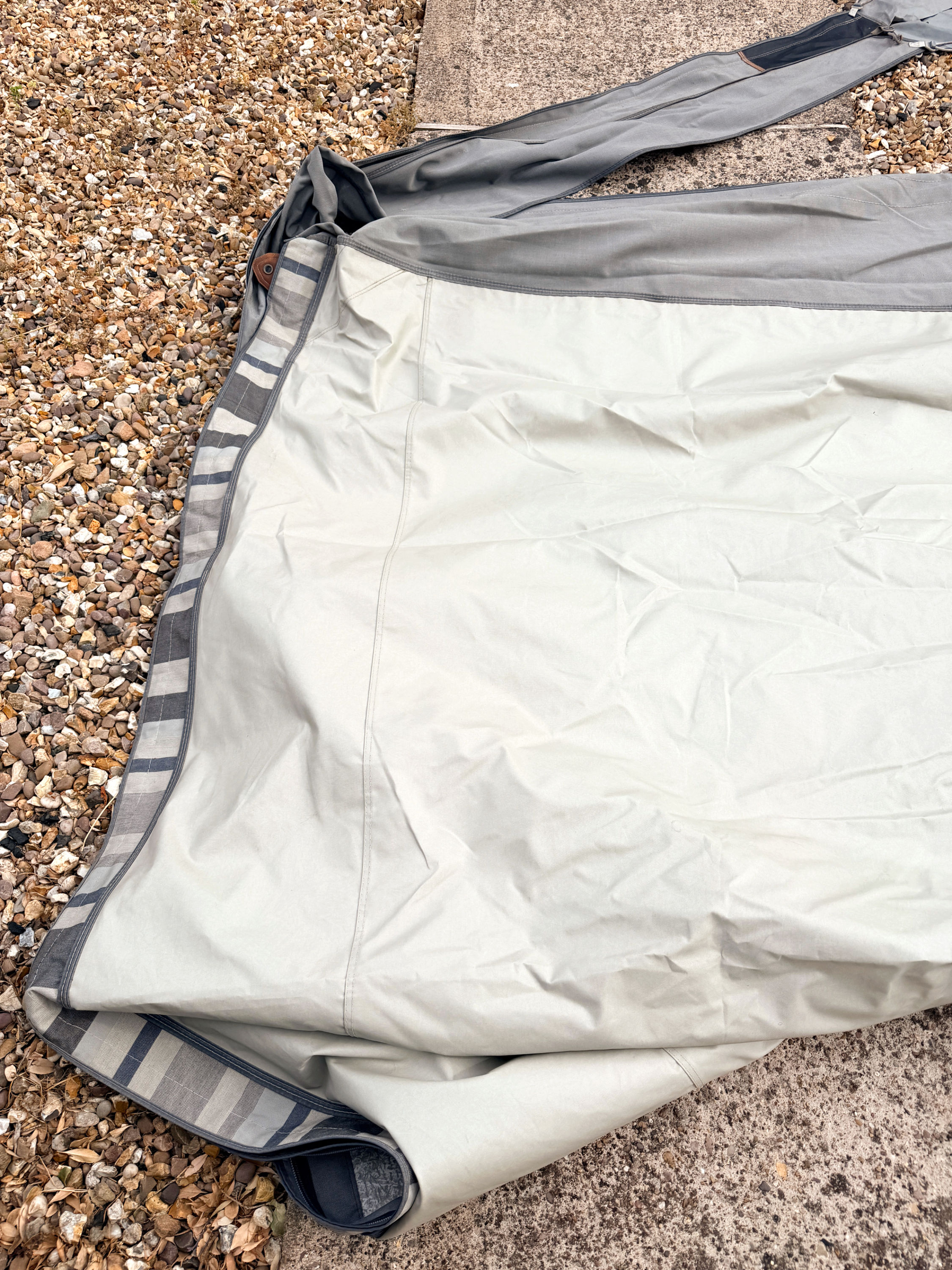 Isabella Commodore Dawn seasonal caravan awning 1050cm with Zinox steel frame and 3m depth