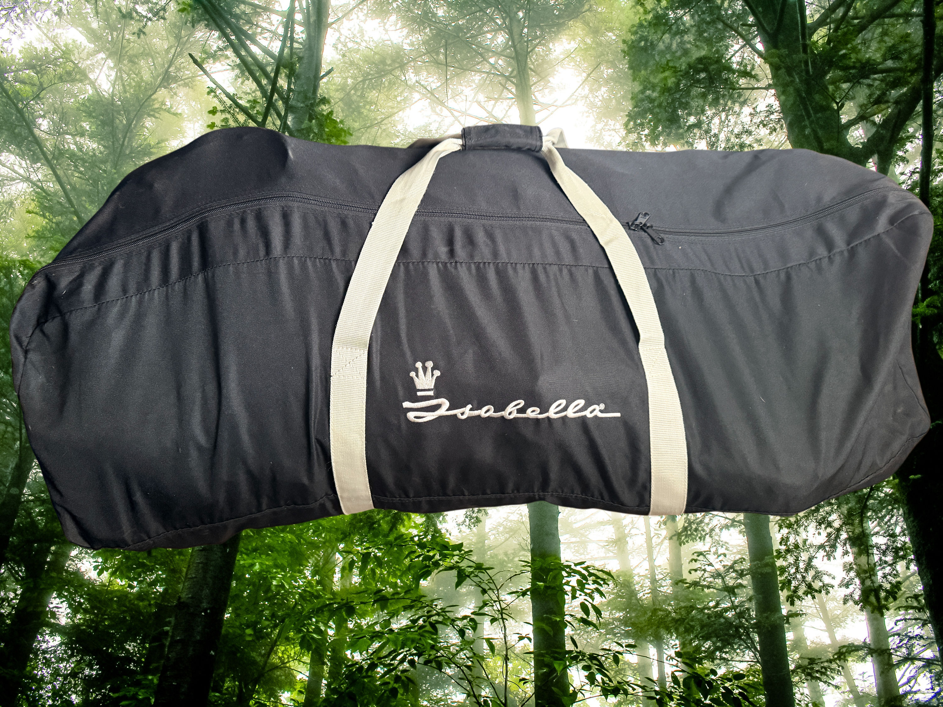 Isabella Capri Coal A825 G13 full caravan awning with CarbonX frame