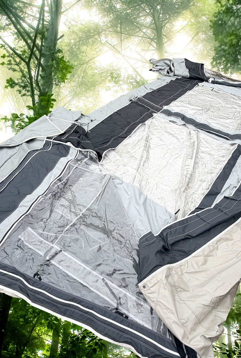 Ventura Pacific D250 A925 G16 911–935cm full caravan awning with Prenox steel frame
