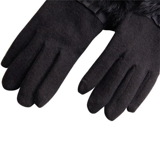 Miniatura: Kitten Mittens Faux Fur Lining Touch Smart Gloves