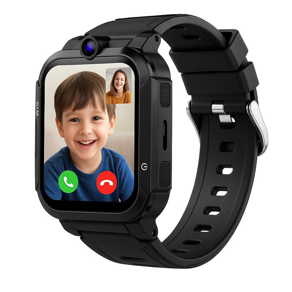 4G Android Kids Smartwatch with SIM Card, GPS + WiFi + LBS Tracker, Waterproof