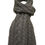 Miniatura: Grey Heather Cashmere Double Cable Scarf Gstaad