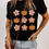 Miniatura: Molly Pumpkin Flower Graphic Top