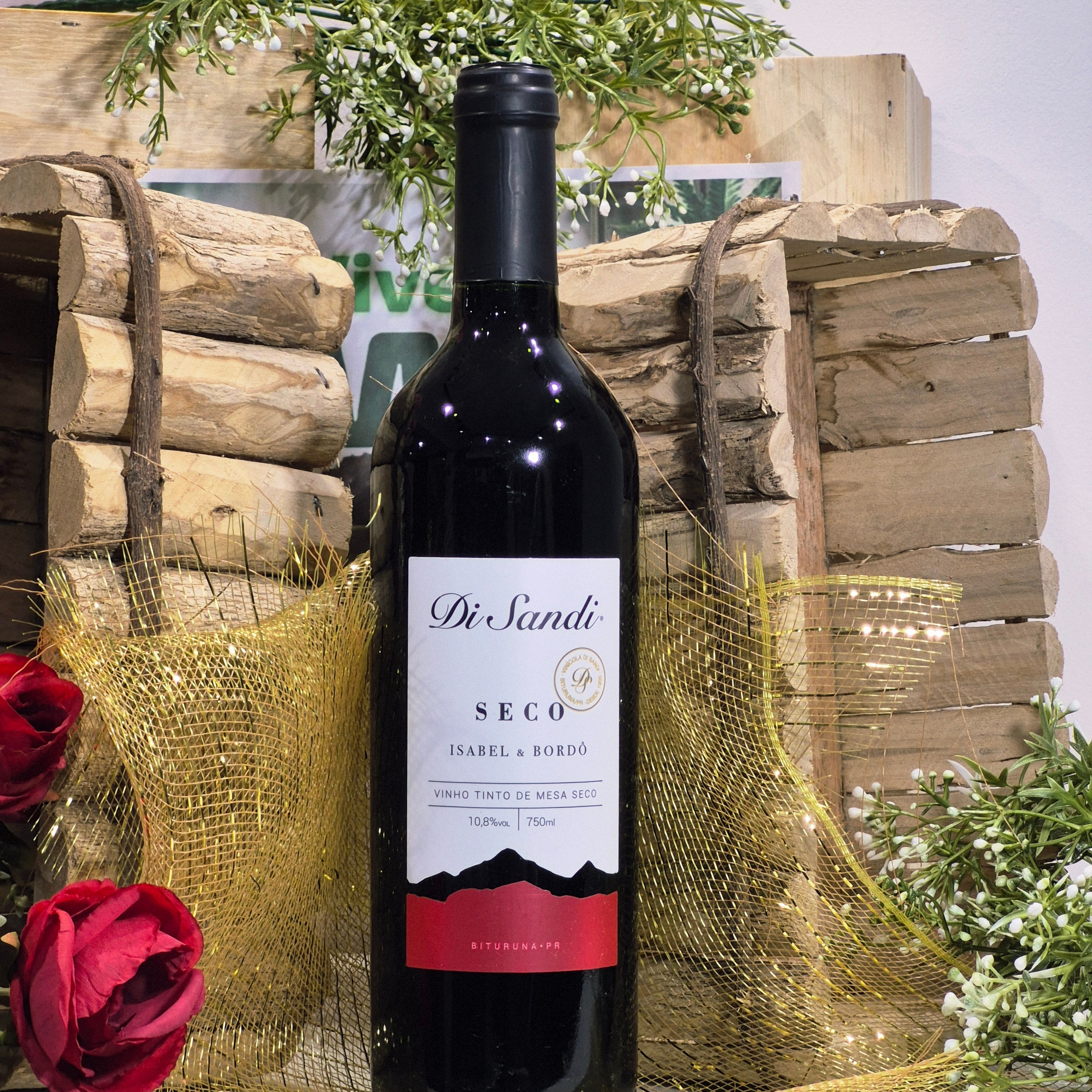 Vinho Di Sandi Seco – Intensidade e Elegância (Apenas o Vinho)