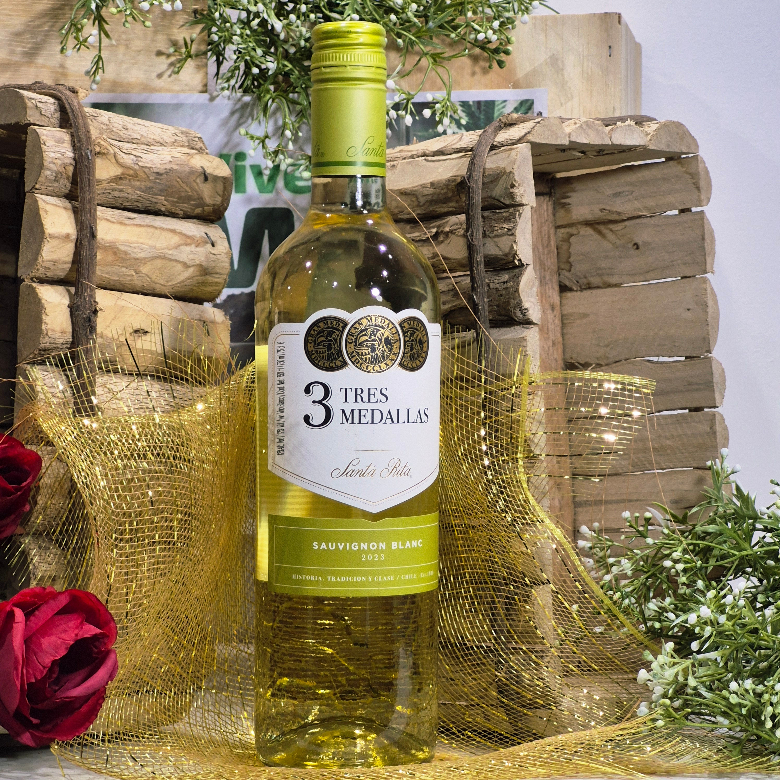 Vinho Santa Rita 3 Medallas Sauvignon Blanc (Apena o Vinho)