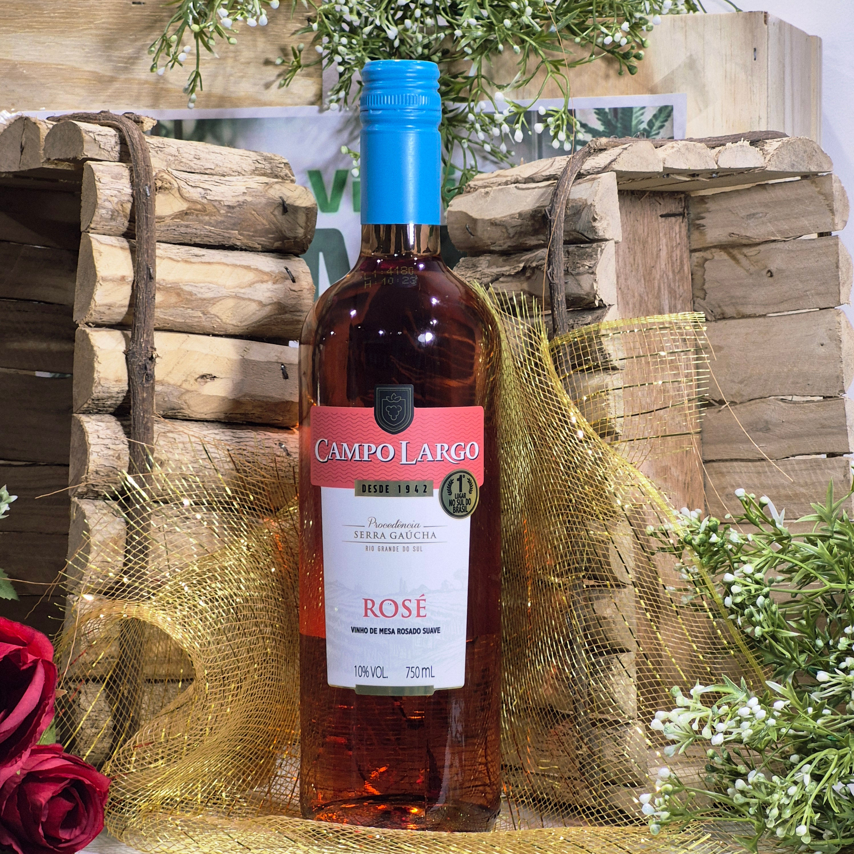 Vinho Campo Largo Rosé – Leveza e Frescor (Apenas o Vinho)