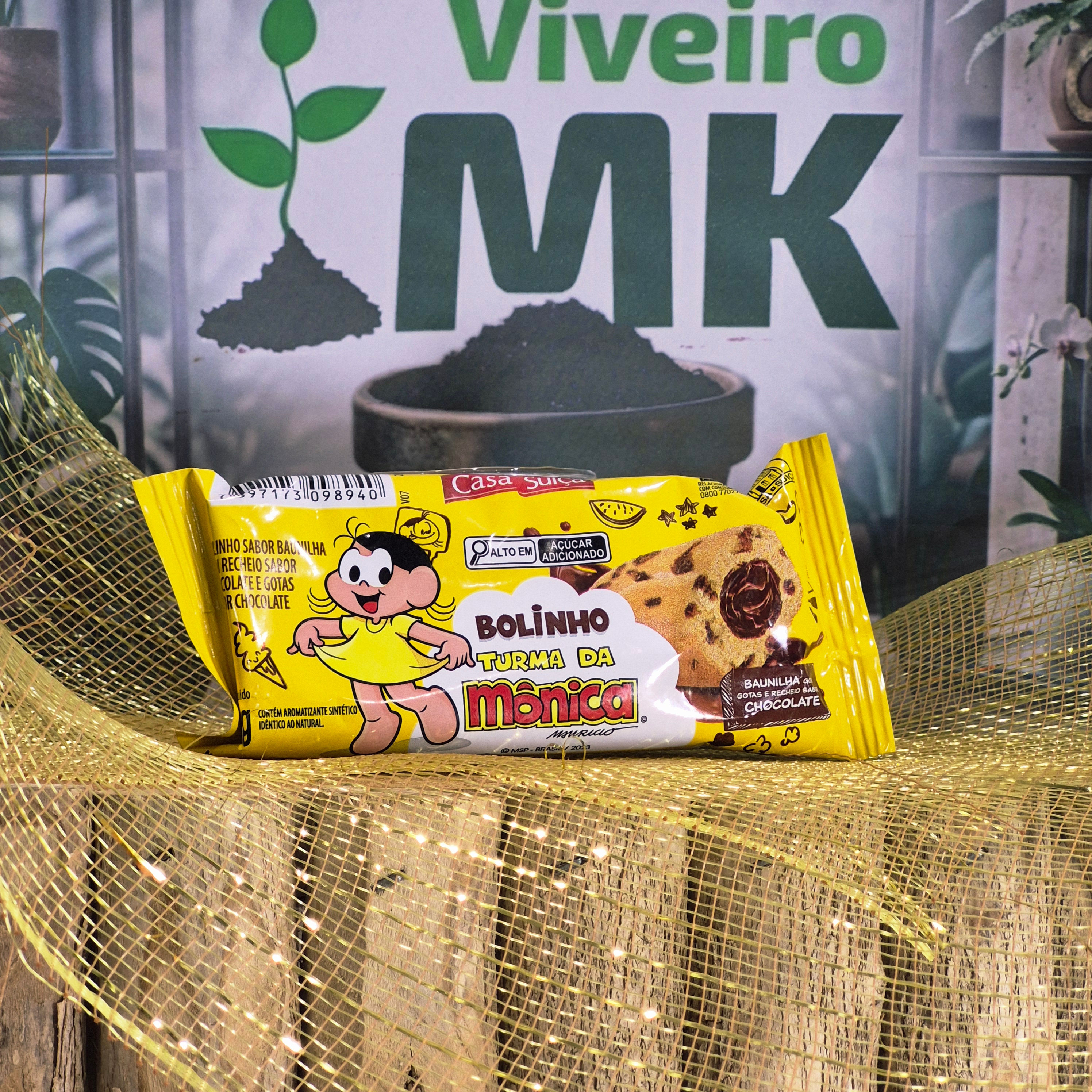 Bolinho Turma da Mônica (Baunilha com Chocolate)