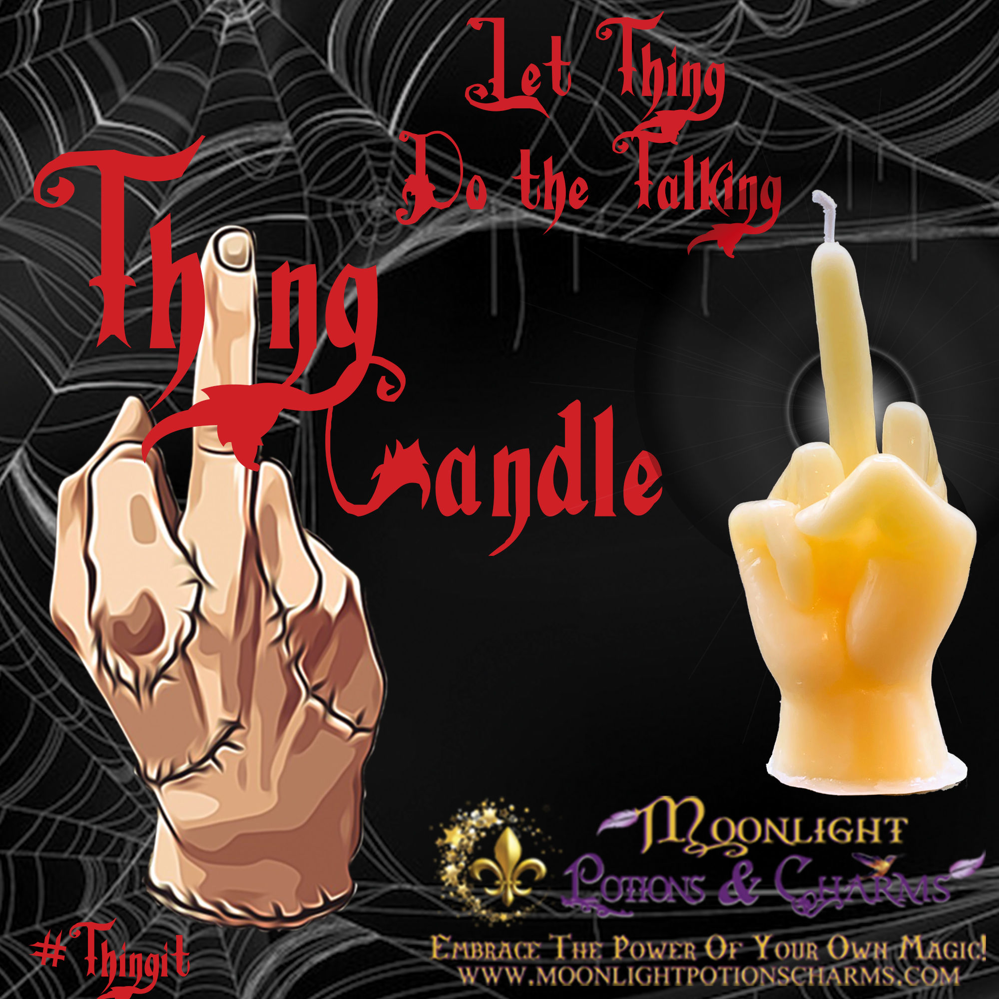 Thing Candle - Moonlight Potions & Charms