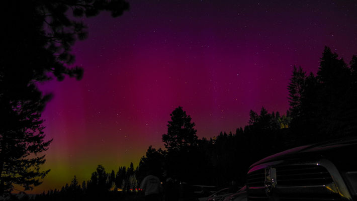 Northern Lights in Idaho in 2024