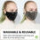 Thumbnail: Hachiro Sequin Face Mask - Gold