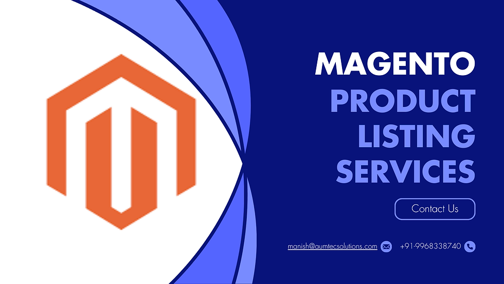Magento Product listing Servicesv