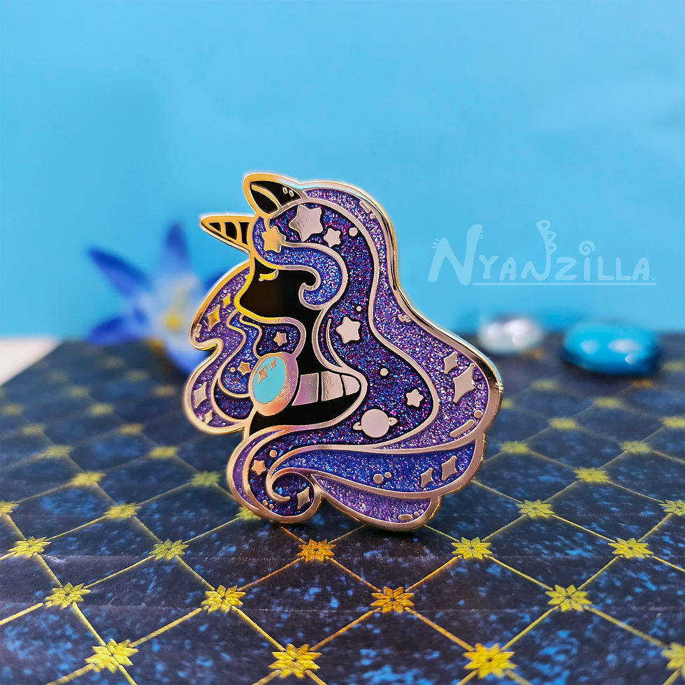 Thumbnail: Stargazers' Dream: Galaxy Night Unicorn