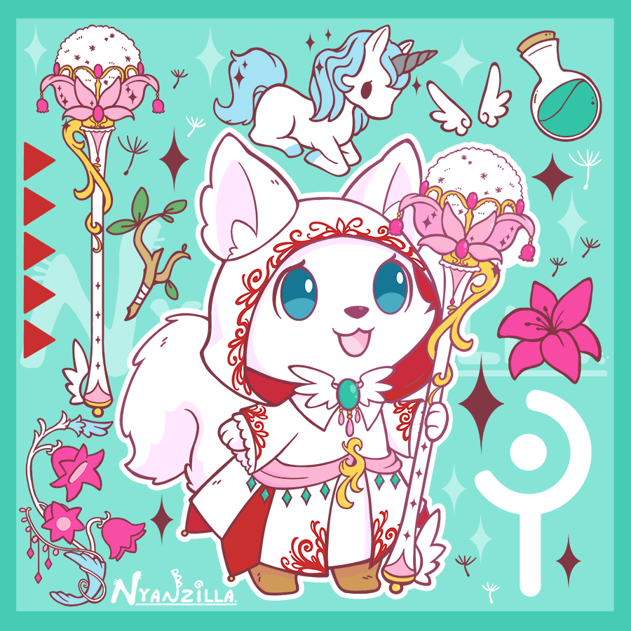 Thumbnail: Print: Warriors of Cute (Healer and Caster Class)