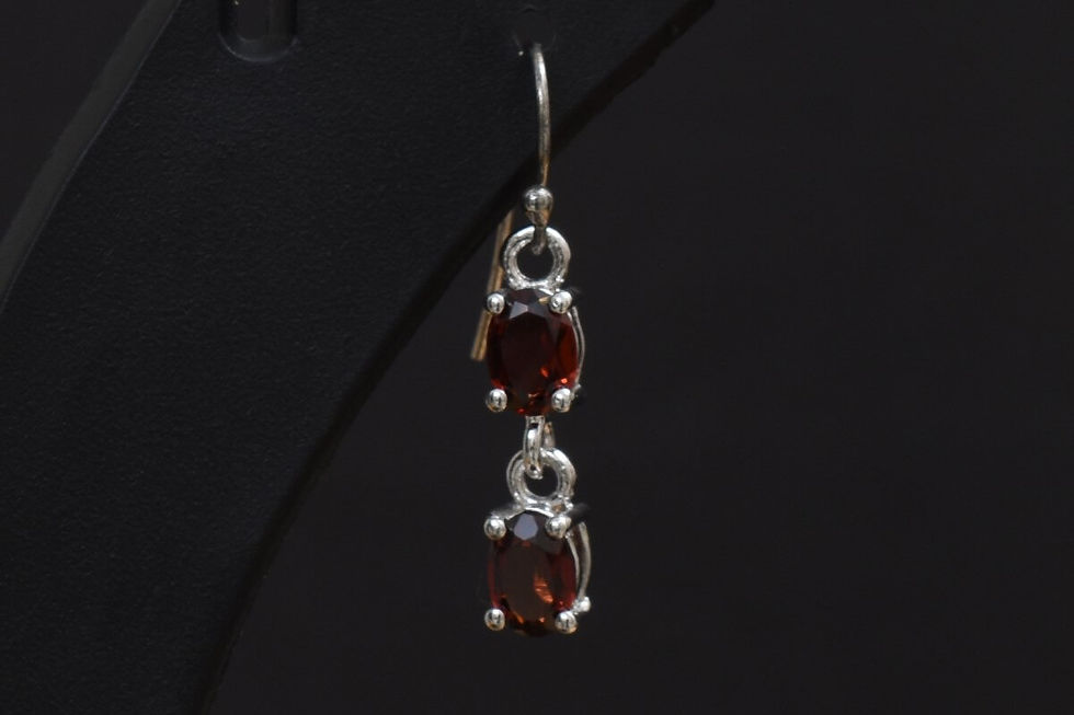 Thumbnail: Lasya Neckpeice set with Garnet stones PSLA180044