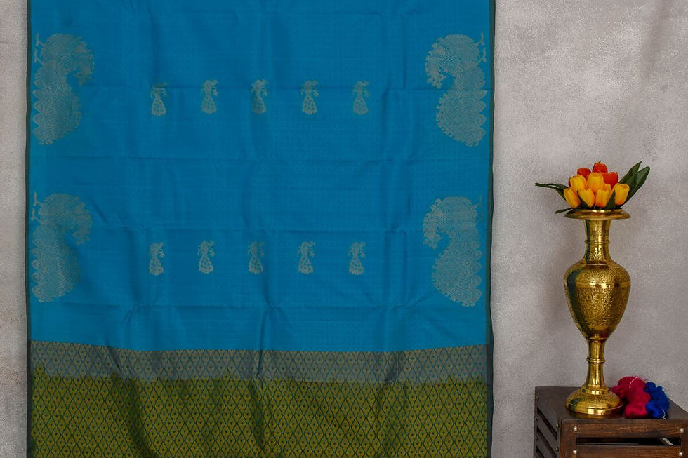 Thumbnail: A Silk Weave soft silk saree PSAC090336
