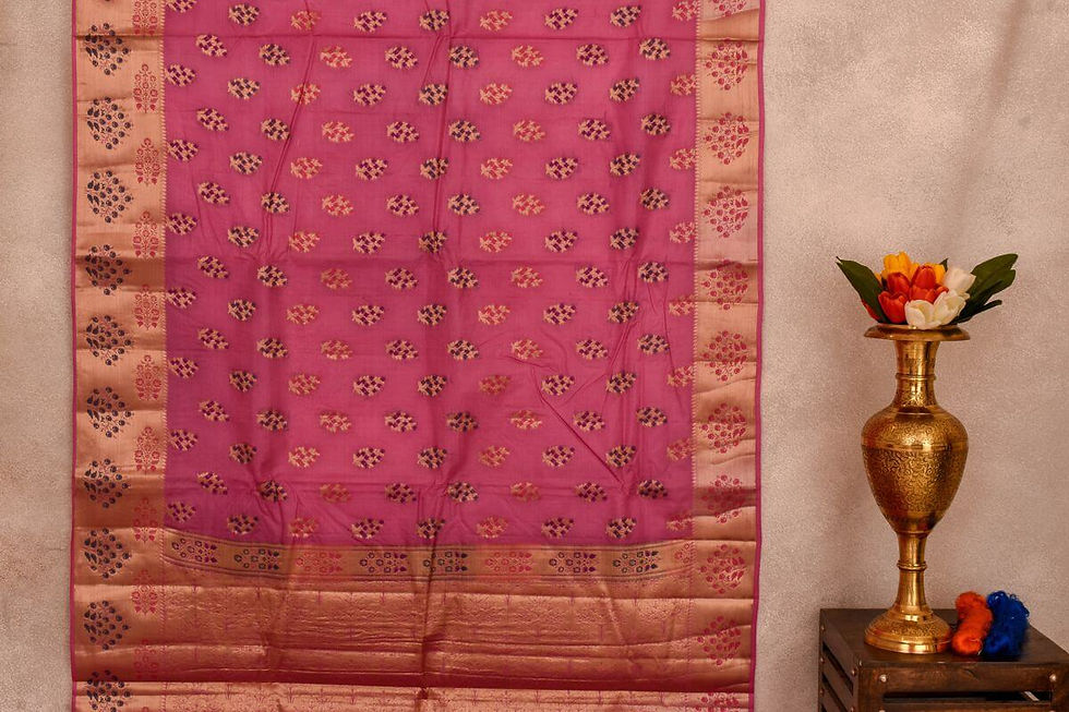 Thumbnail: Shreenivas silks Tussar silk saree PSSR012886