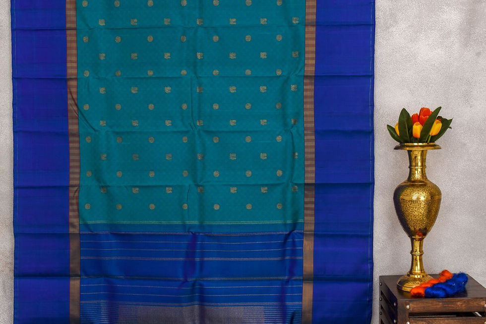 Thumbnail: Sita mahalakshmi kanjivaram silk saree PSSM05SMLGAV201119