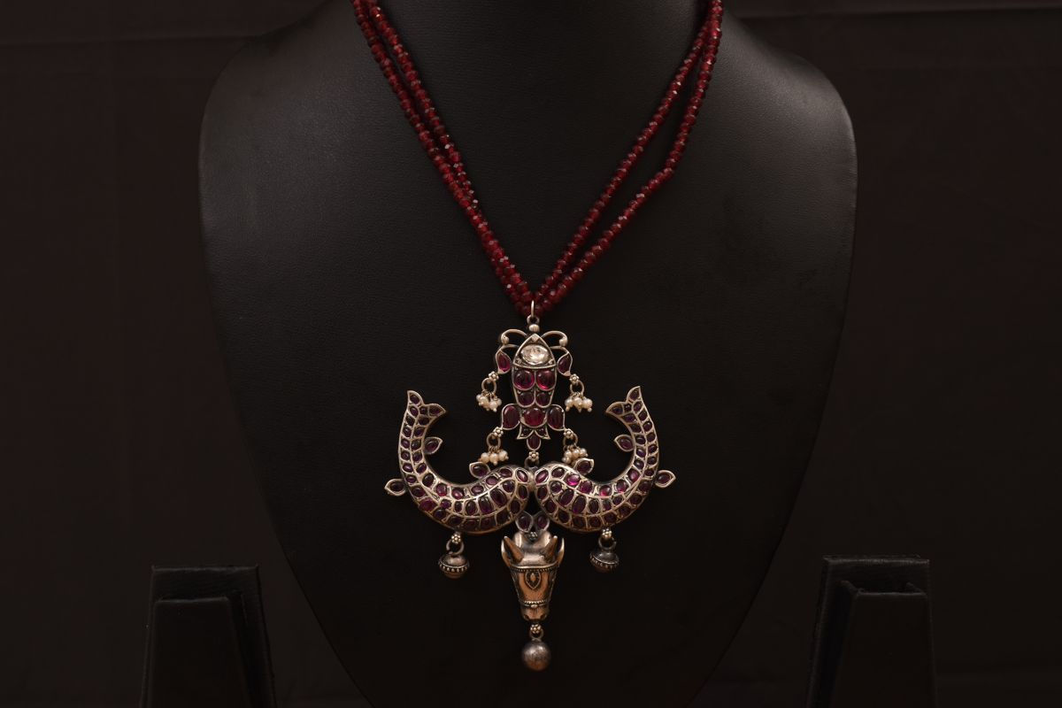 Alankrita Silver Neckpiece PSAL100077