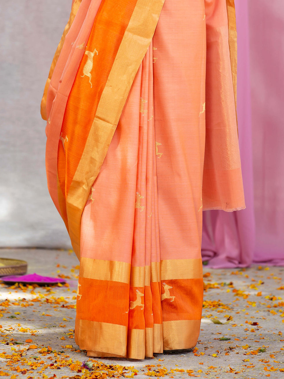 Thumbnail: Weaverstory Cotton saree PSWY23SRN5441