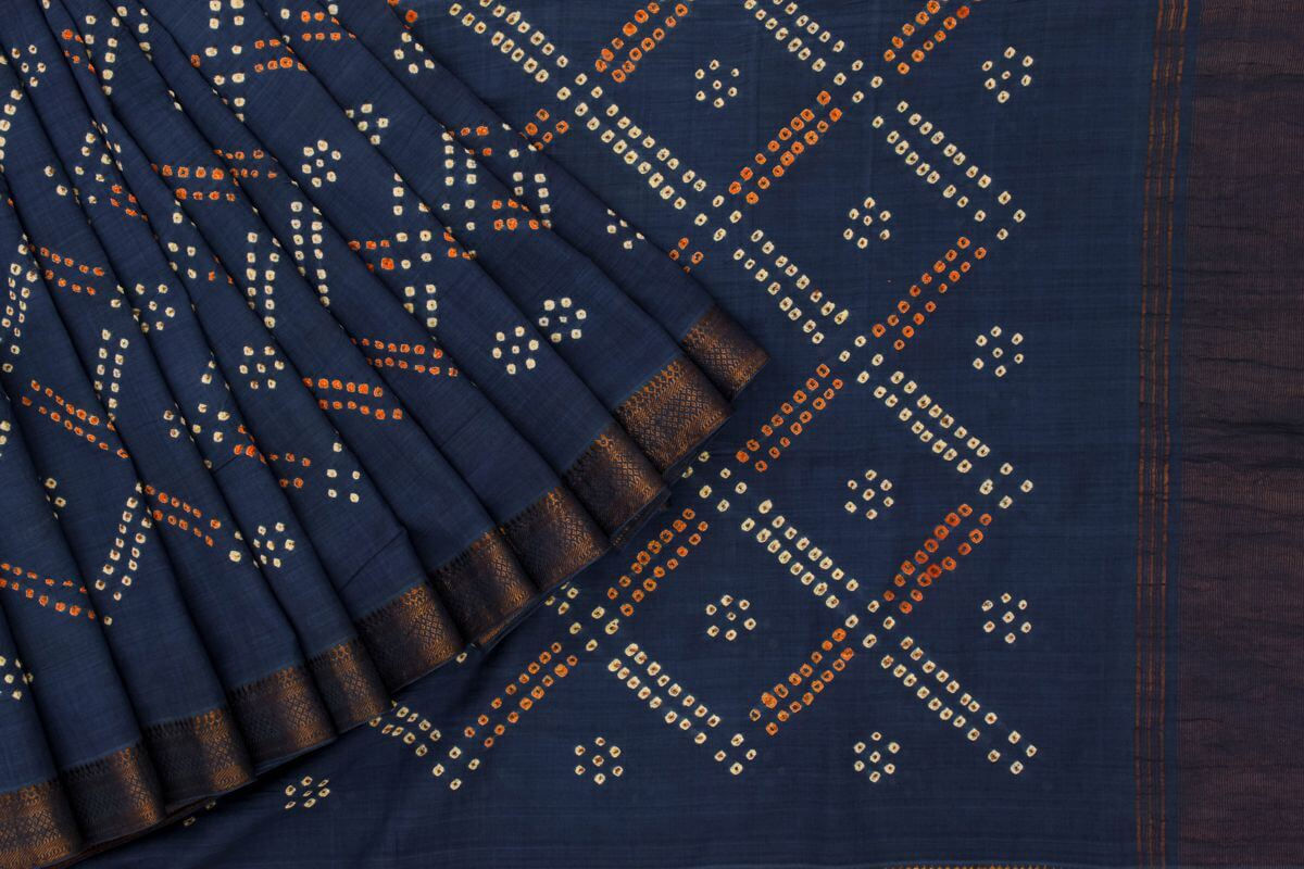 Chakor Bandhani Mangalgiri cotton saree PSCK260028