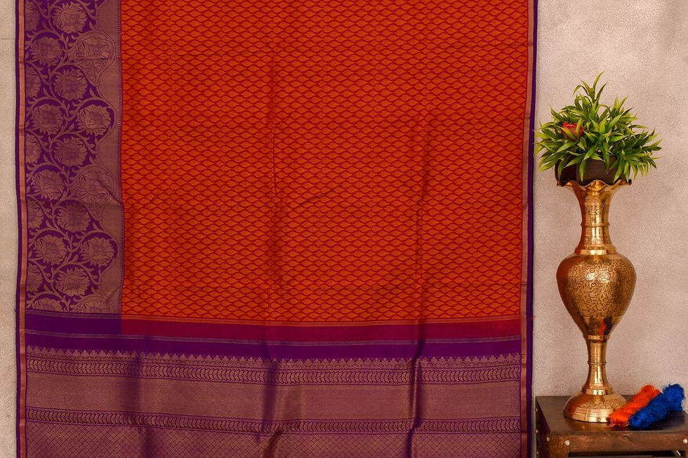 Thumbnail: Shreenivas silks Kanjivaram silk saree PSSR012634