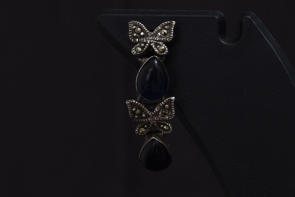 Thumbnail: Lasya Silver Neckpeice set PSLA180136A