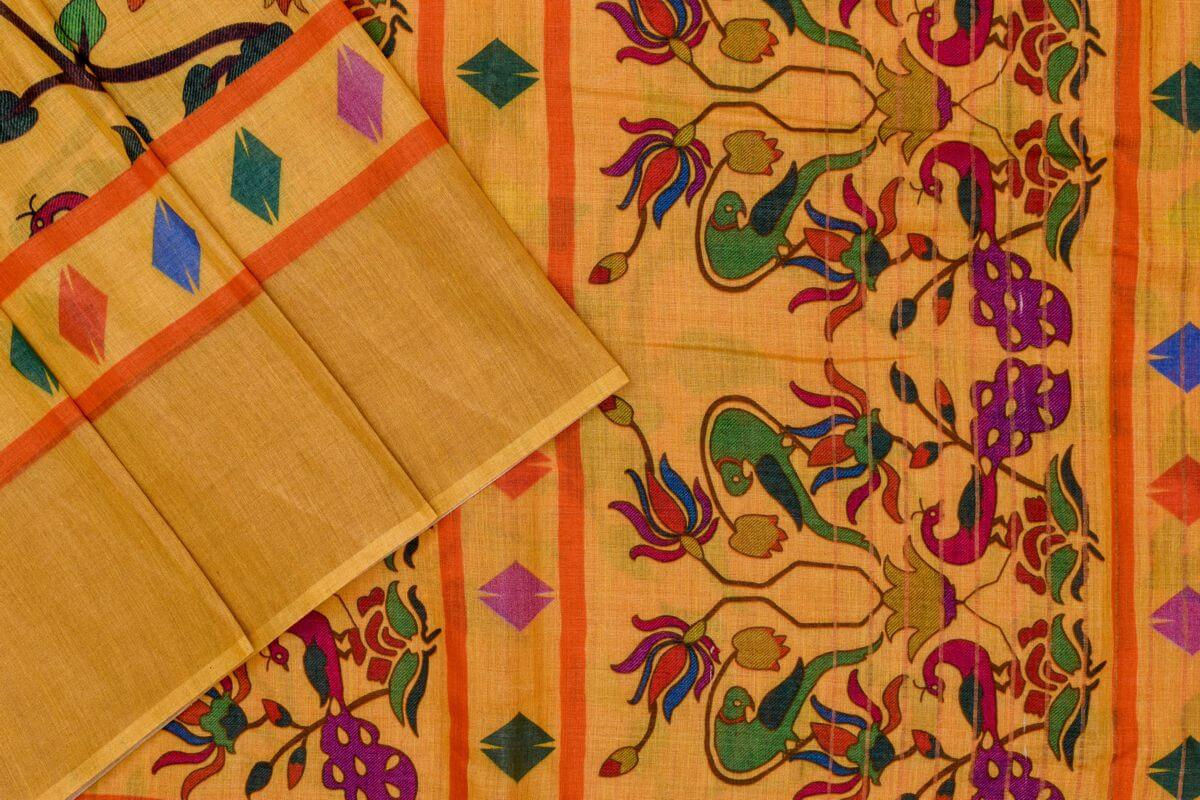 Shreenivas silks Muga Tussar saree PSSR012109