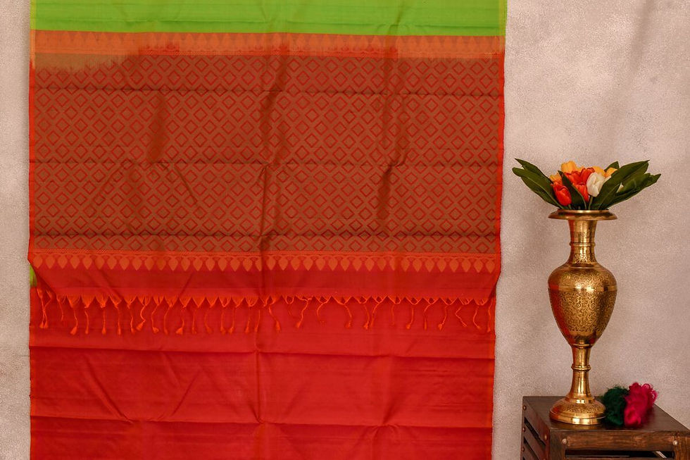 Thumbnail: A Silk Weave Soft silk saree PSAC090764