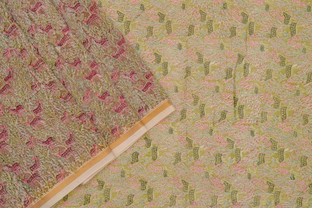 Coorv designs chanderi saree PSCO110038