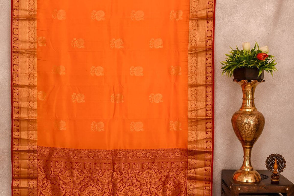 Thumbnail: A Silk Weave Soft silk saree PSAC090650