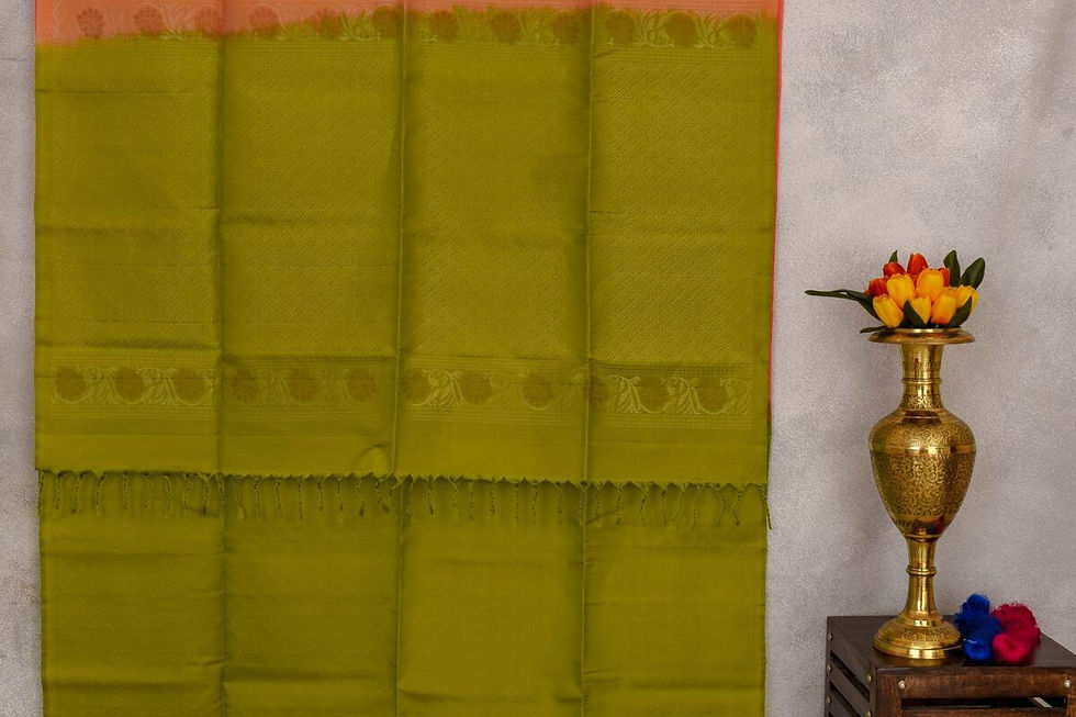 Thumbnail: A Silk Weave soft silk saree PSAC090356